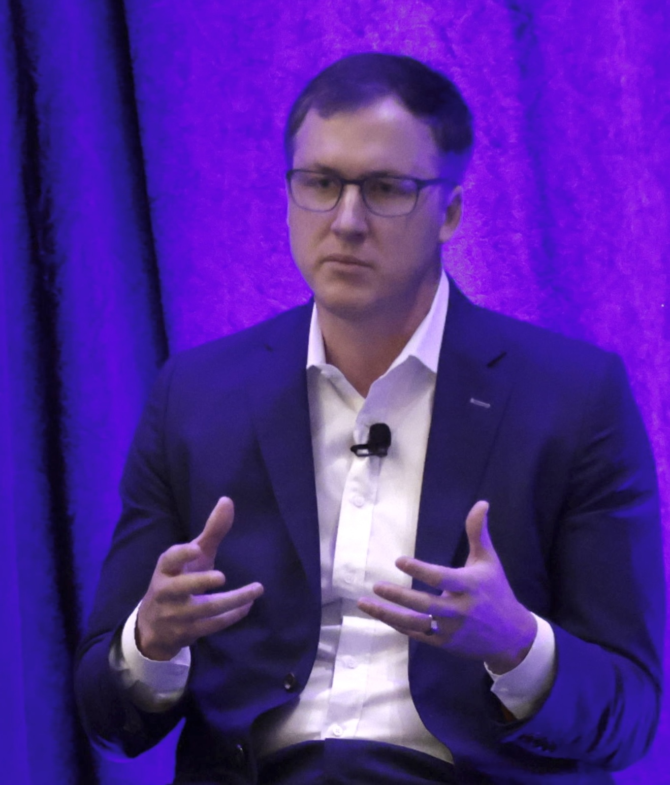 Josh Wilson. The new LMI CEO spoke on a panel at a recent GovCon leadership event from Potomac Officers Club