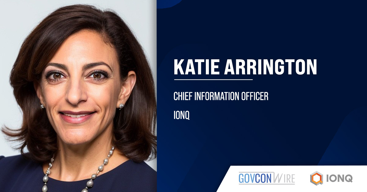 Katie Arrington. IonQ has appointed former DOW tech official Katie Arrington as chief information officer.