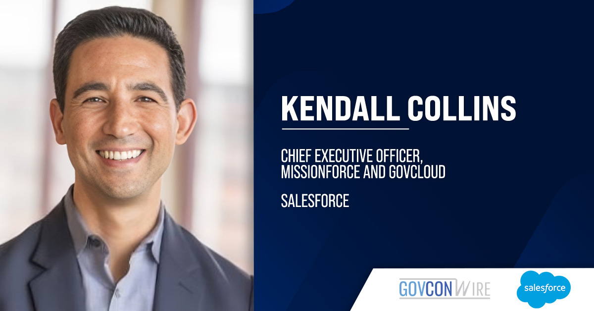 Kendall Collins, CEO for Missionforce at Salesforce. Collins said the new Army contract will support DOW transformation