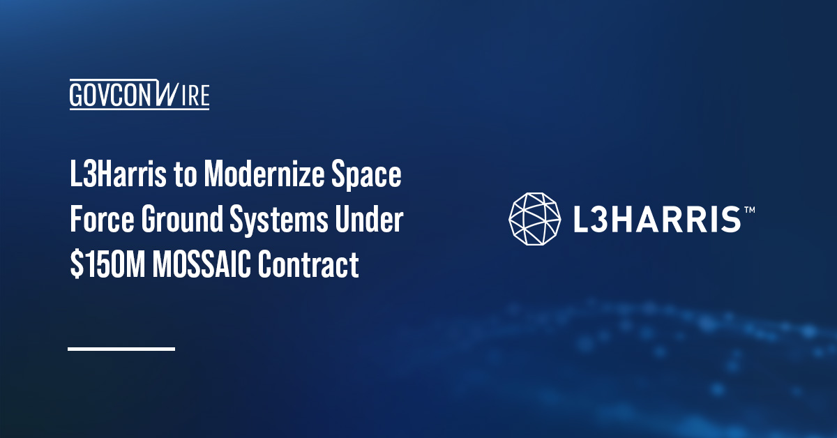L3Harris to Modernize Space Force Ground Systems Under $150M MOSSAIC Contract L3Harris Technologies logo. L3Harris secured a new MOSSAIC contract from the Space Force.