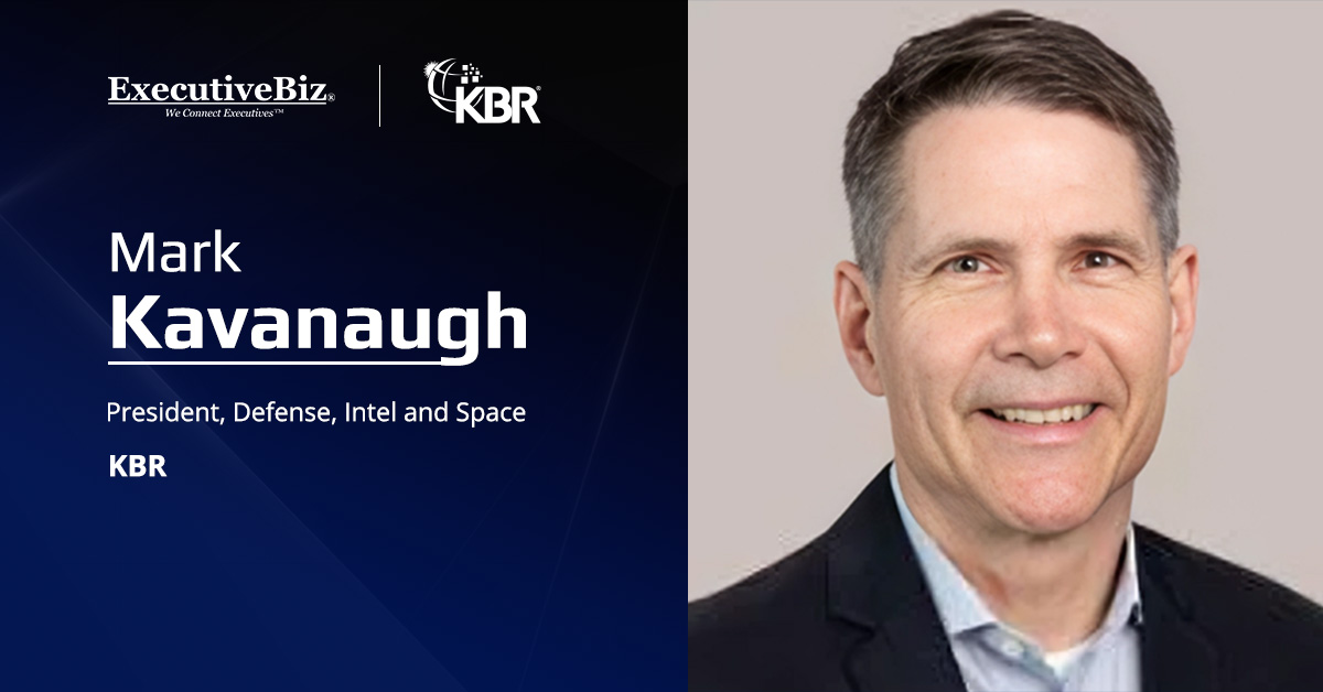 Mark Kavanaugh. The KBR executive commented on the company's selection for the MDA’s $151B SHIELD contract.