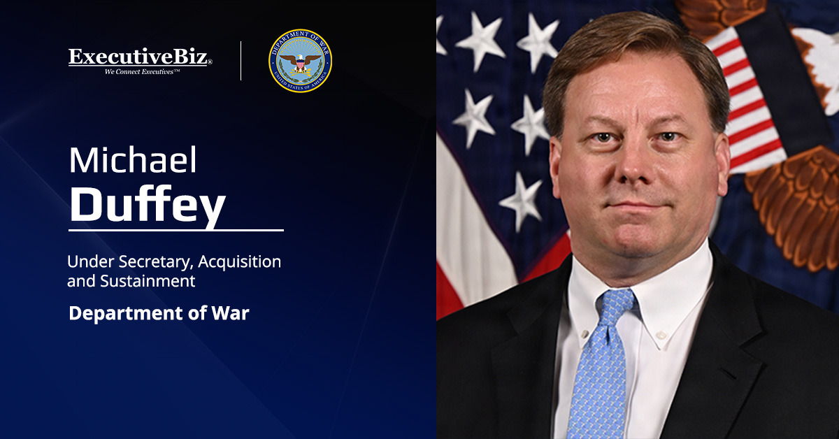 Michael Duffey, DOW under secretary. Duffey commented about DOW's partnership with Lockheed.