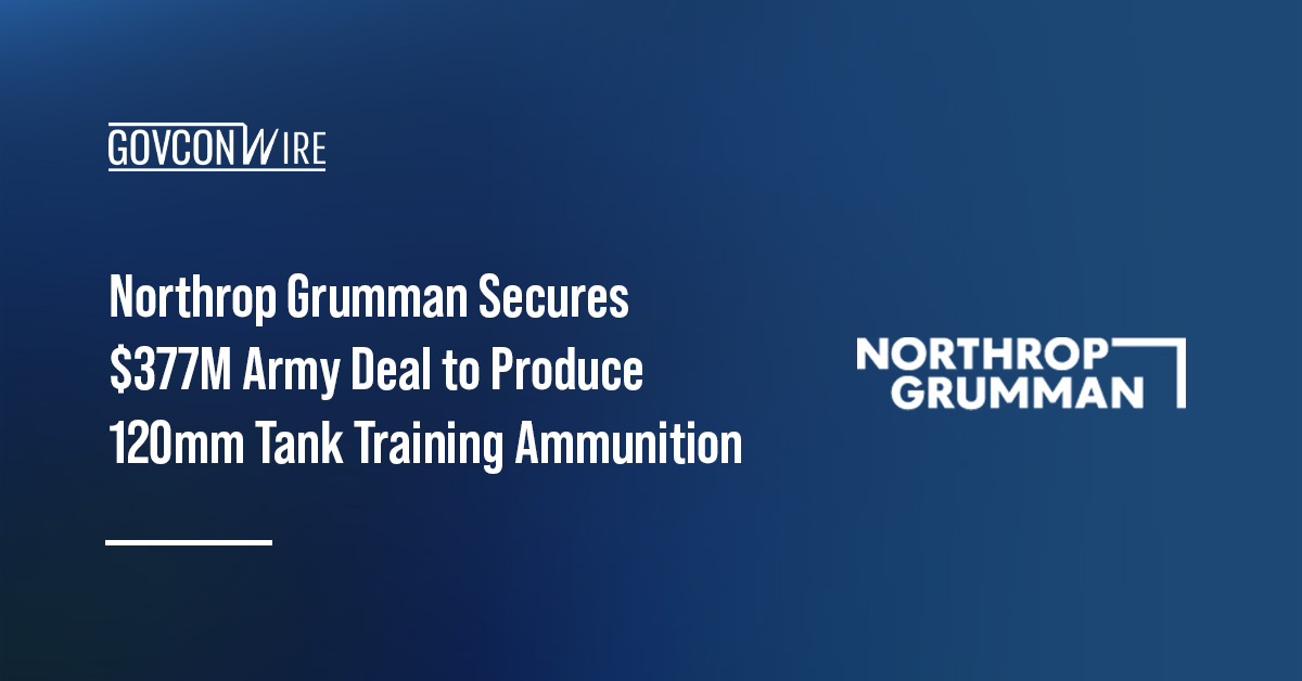 Northrop Grumman won a new contract from the U.S. Army