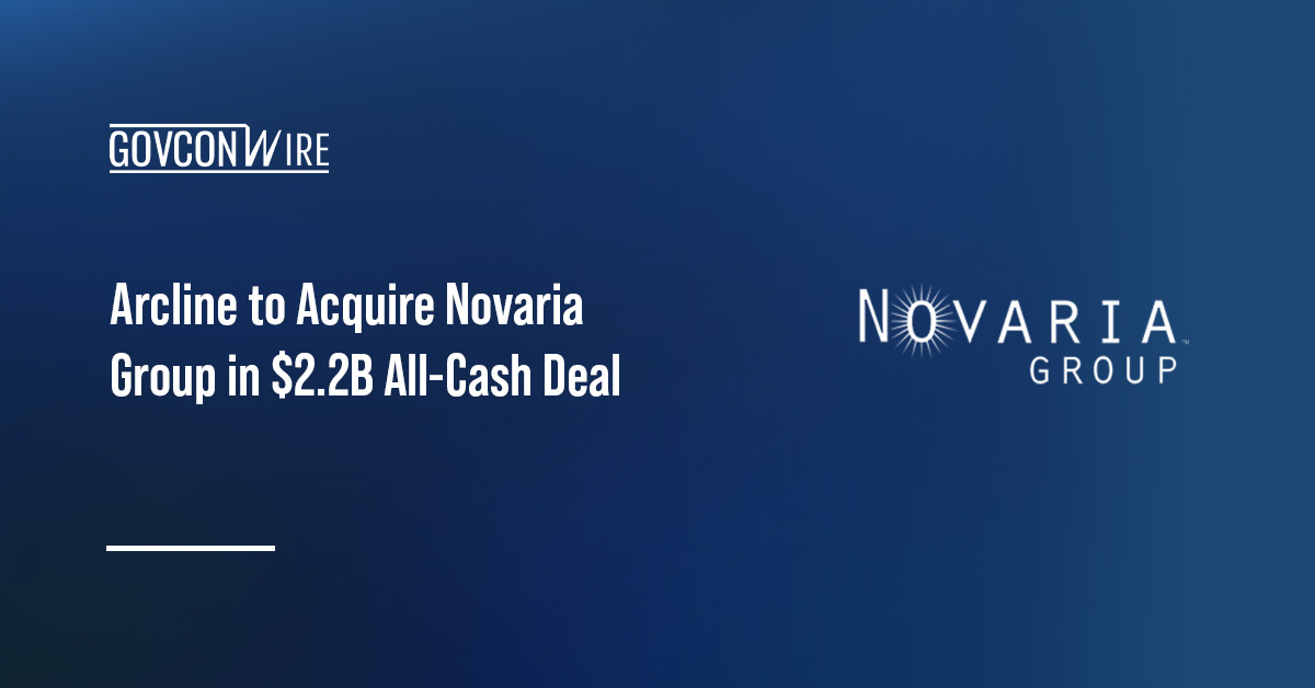 Novaria Group logo. Arcline Investment Management agreed to buy Novaria Group for $2.2 billion in cash.