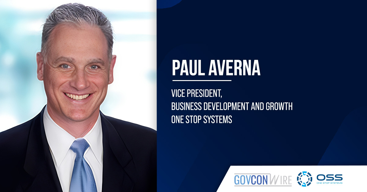 One Stop Systems Hires Paul Averna as VP of Business Development, Growth Paul Averna.OSS appointed retired Navy captain and defense executive Paul Averna as VP of business development and growth.