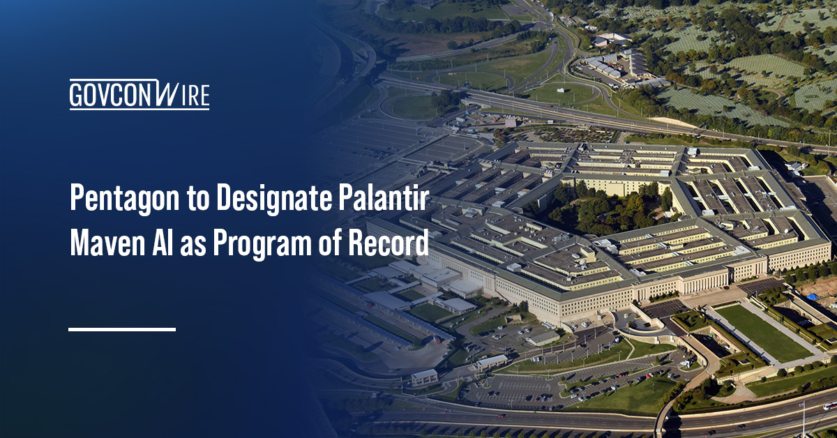 Pentagon to Designate Palantir Maven AI as Program of Record Pentagon. The War Department announced plans to make Palantir’s Maven AI system an official program of record.