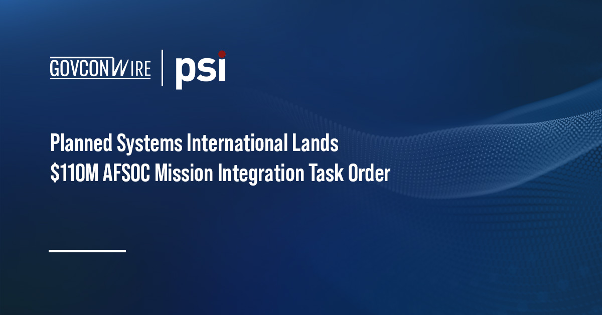 Planned Systems International logo. PSI has secured a task order to support AFSOC mission integration efforts.