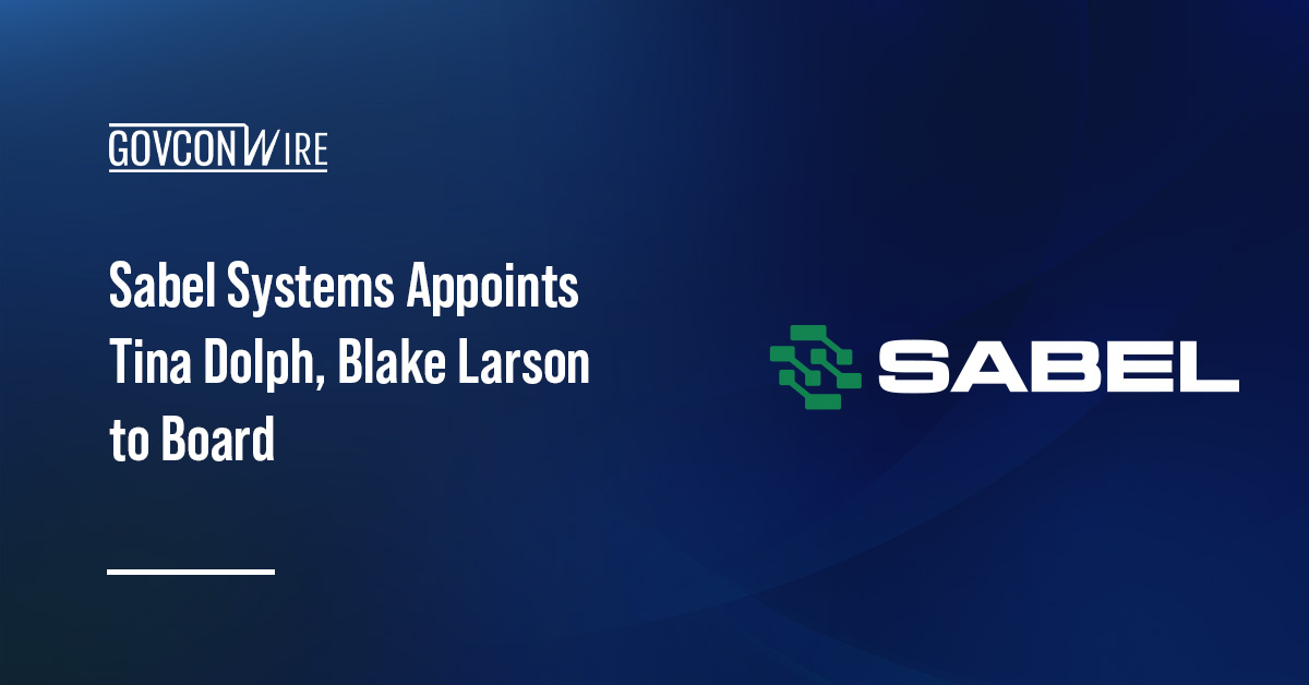 Sabel Systems logo. Sabel has appointed GovCon industry executives Tina Dolph and Blake Larson to its board.