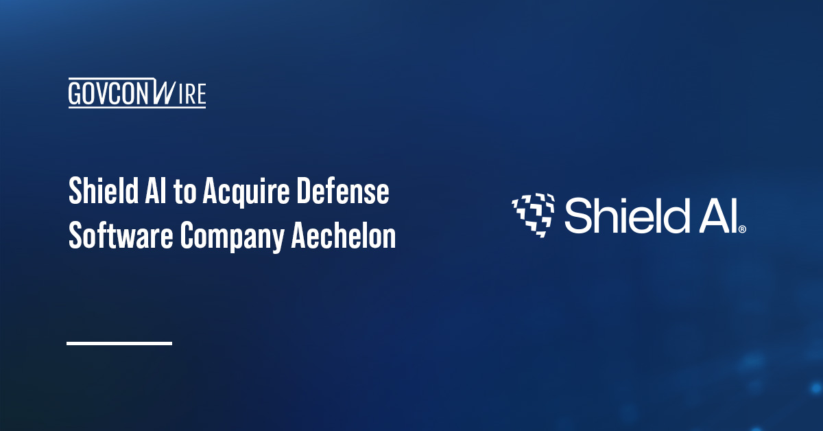 Shield AI. Shield AI agreed to buy acquire simulation software company Aechelon Technology
