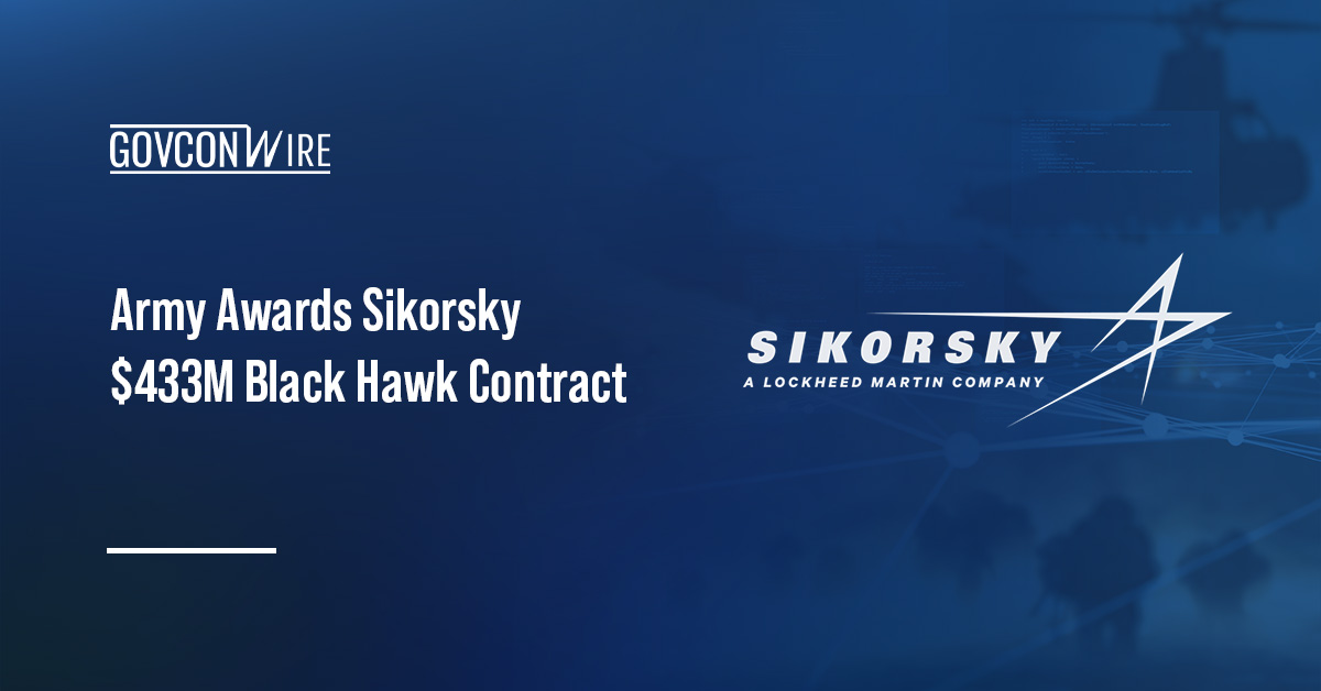 Sikorsky logo. The U.S. Army has awarded Sikorsky a modification to the Black Hawk multi-year contract.