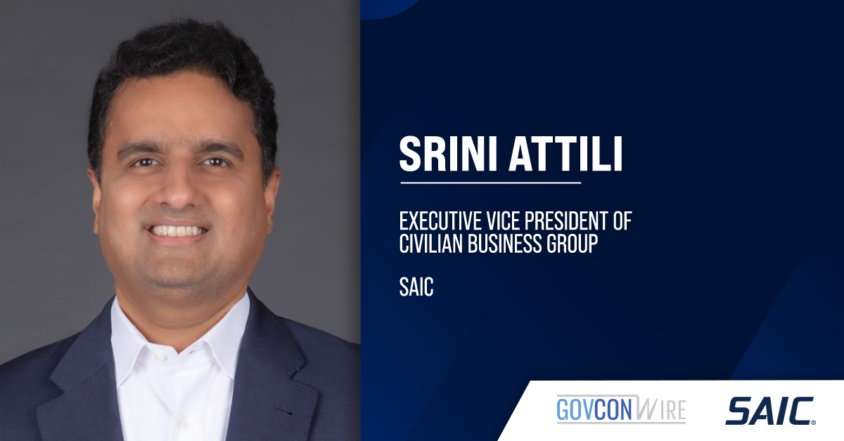 SAIC Wins $95M GAO Contract to Support IT Modernization Srini Attili. The SAIC EVP commented on a new IT modernization contract from GAO.