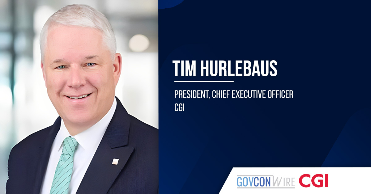 Tim Hurlebaus. CGI has named Tim Hurlebaus president and CEO.
