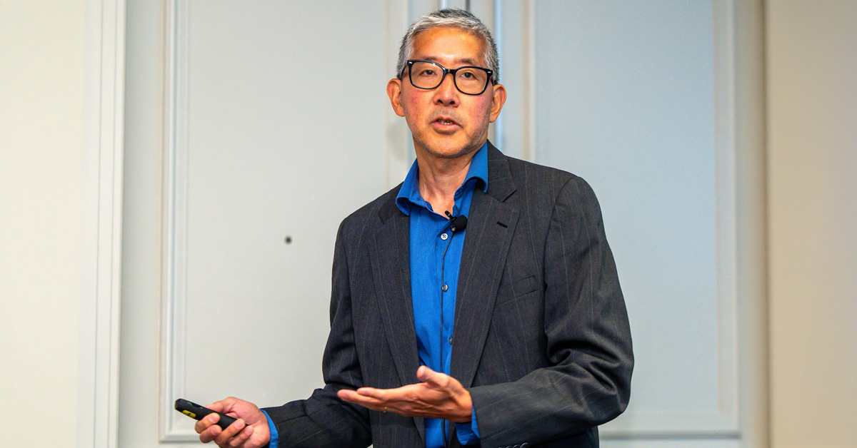 Tim Ito. The Marketing Nice Guys consultant led a discussion as a sidebar at POC's 2026 Army Summit.