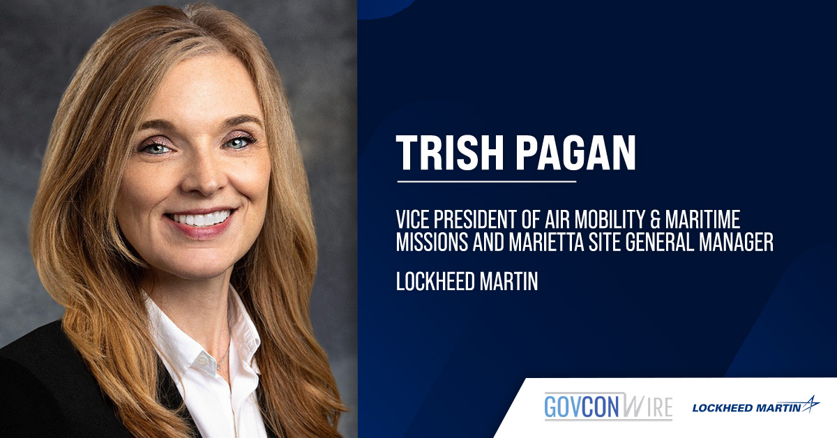 Trish Pagan. Lockheed Martin appoints Trish Pagan as vice president and GM of its Marietta site.