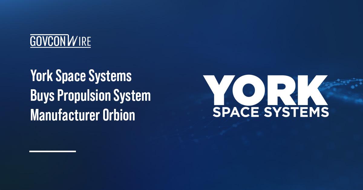 York Space Systems logo. York acquired electric propulsion systems maker Orbion Space Technology.