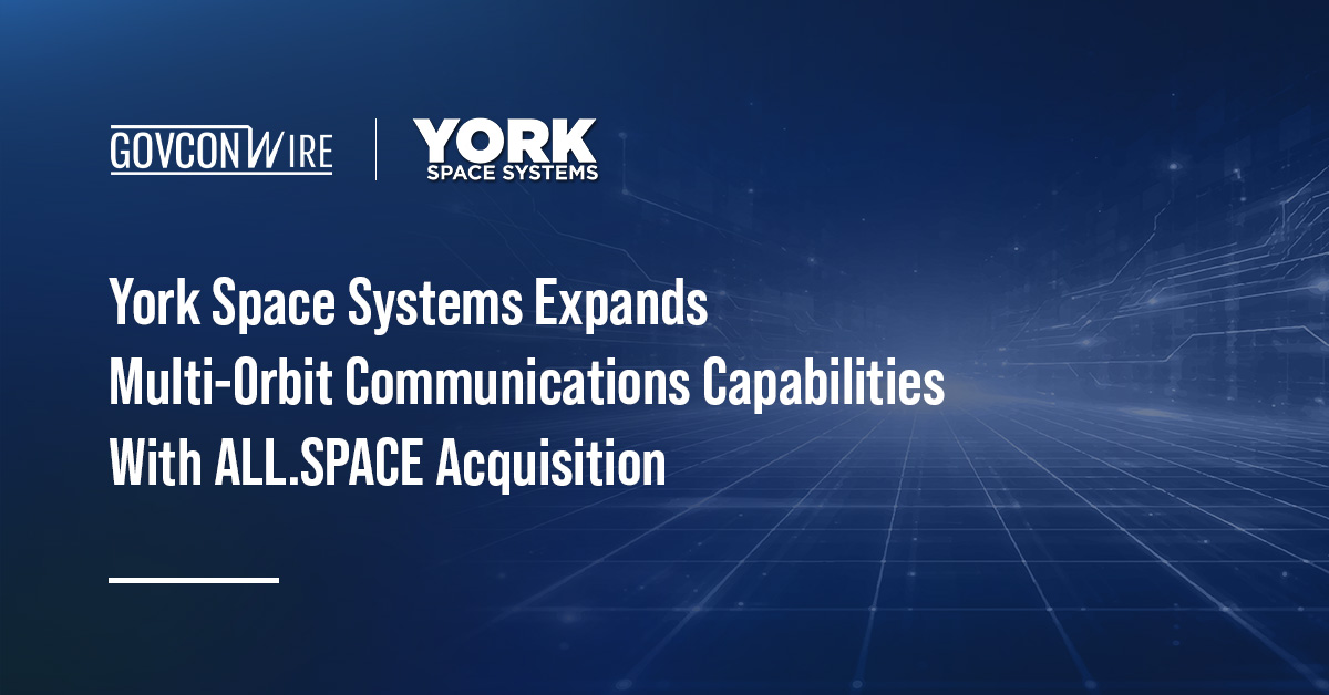 York Space Systems logo. York has agreed to acquire satellite communications terminal provider ALL.SPACE.