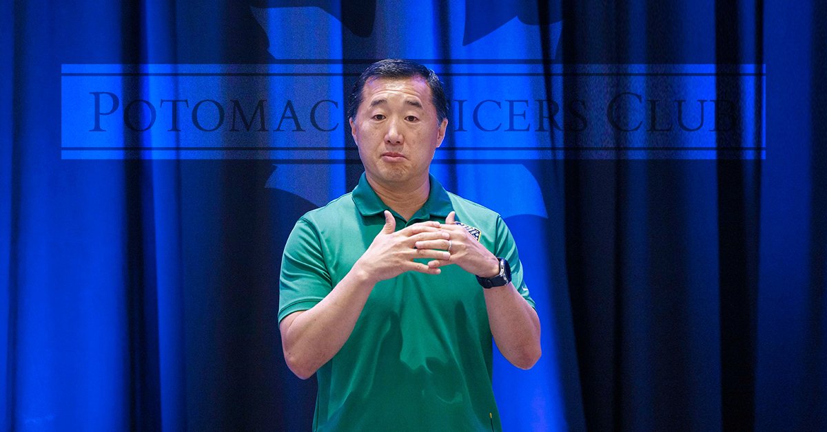 Young Bang Appointed President of Two Six Technologies Amid Broader C-Suite Promotions - top government contractors Young Bang. Young Bang delivering his keynote address at the 2024 Potomac Officers Club's Army Summit.